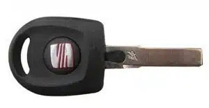 Llave de Seat sin cortar, antes de mecanizar el espadín